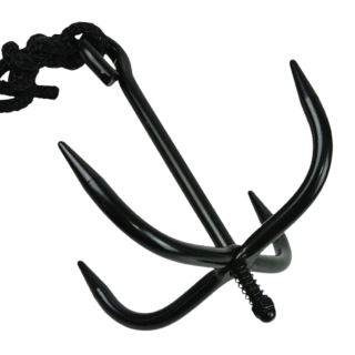 GRAPPLING NINJA HOOK WITH A ROPE BLACK