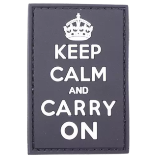 Embleem 3D Keep Calm And Carry On