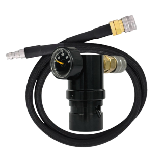 SMR200 HPA regulator with 40 inch macroflex Braided hose US